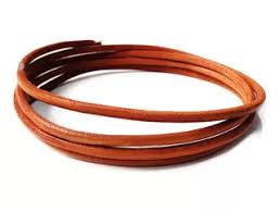 Correa de cuero cortada