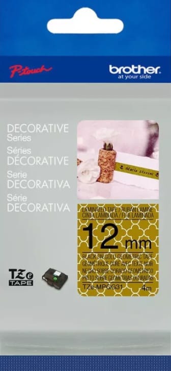 Cartucho decorativo dorado TZE