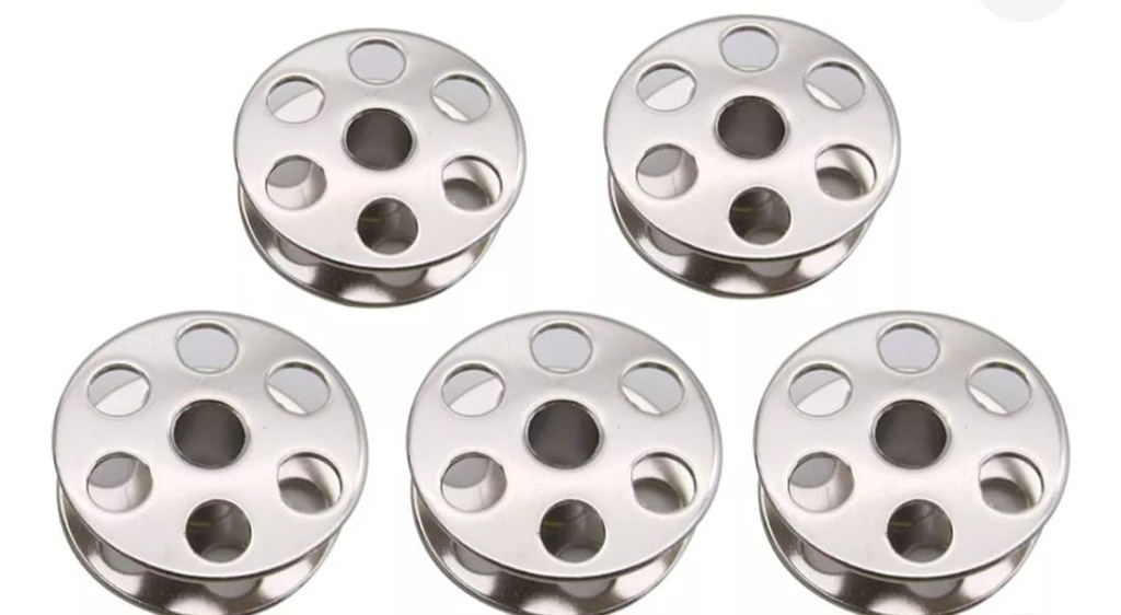 Carretel aluminio recta doble arrastre