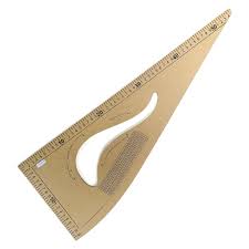 Regla escuadra de madera