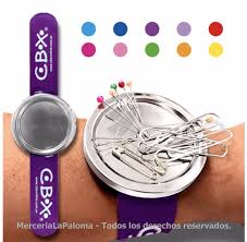 PULSERA PORTA ALFILERES MAGNETICA
