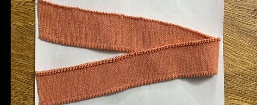 [AME1195] Cuello y puño remera TIRA DE 1 MTS